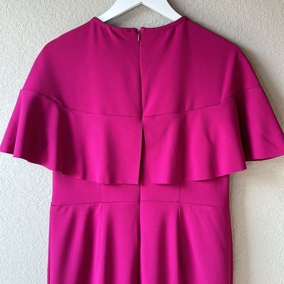 ASOS Hot Pink Midi Dress Size 10 - Picture 6 of 15